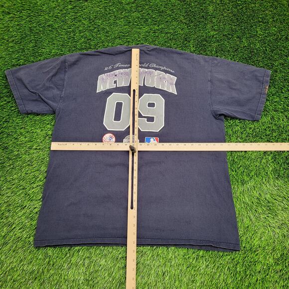 New-York Yankees Shirt XL 24x28 Inaugural-Season 2009 - Picture 9 of 10